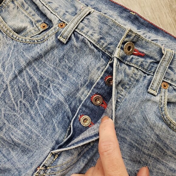 Vintage 1990s Y2K Guess Jeans Button Fly 100% Cotton Sz 30 - Picture 5 of 9